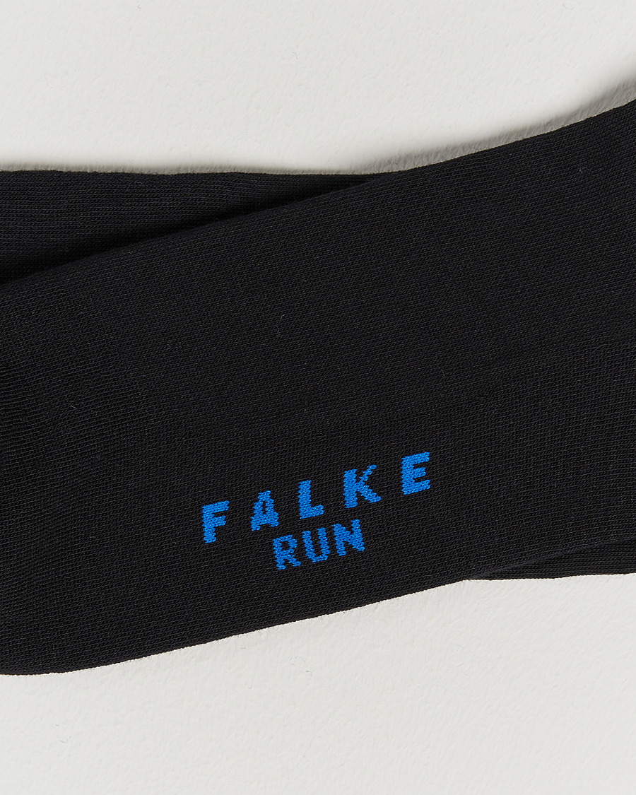 Falke Run Cushioned Sport Sock Black