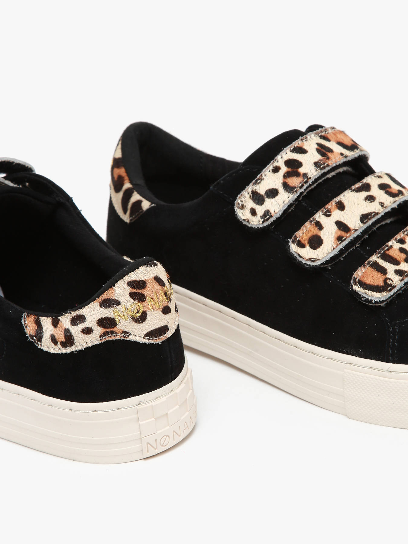 Sneakers velcro Arcade en cuir NO NAME