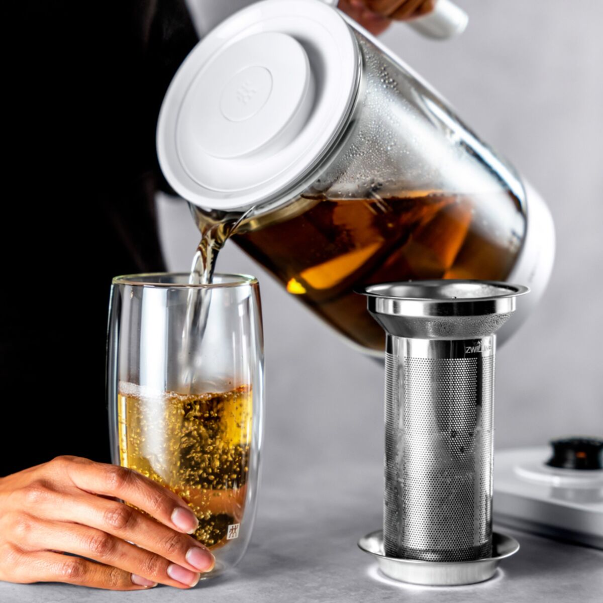 Enfinigy elektrisk vannkoker, 1,7 liter, hvit