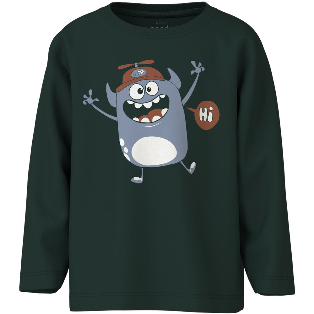Køb Name It Pine Grove Monster Vagno Loose Bluse