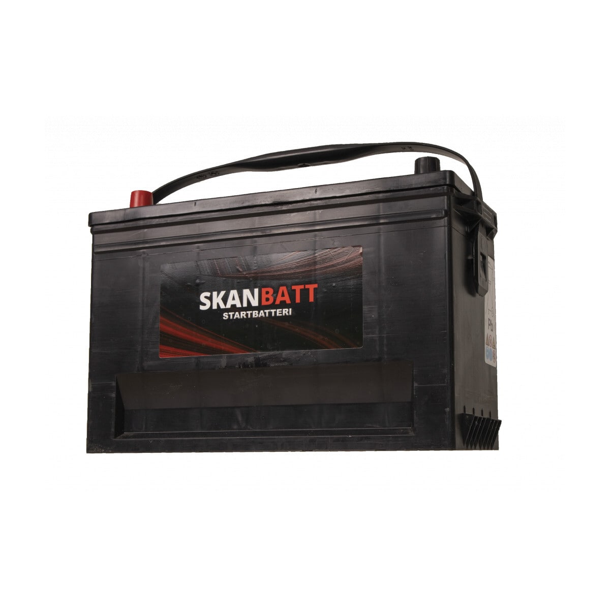SKANBATT MF50-600 Startbatteri 12V 80AH 600CCA (343x127x234/254) +venstre