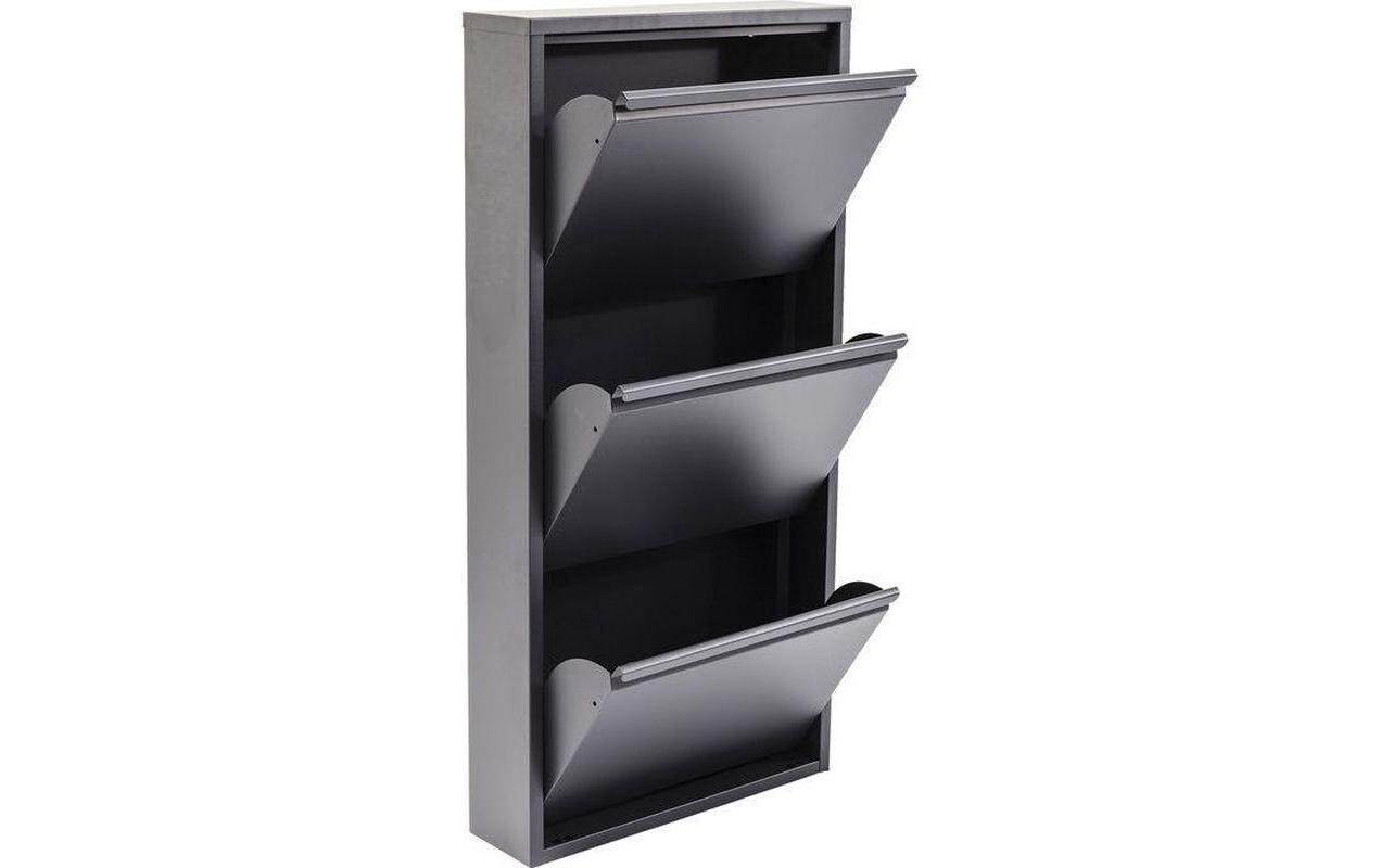 Schuhschrank Caruso 100 x 50 cm, Anthrazit<br>Schuhmöbel