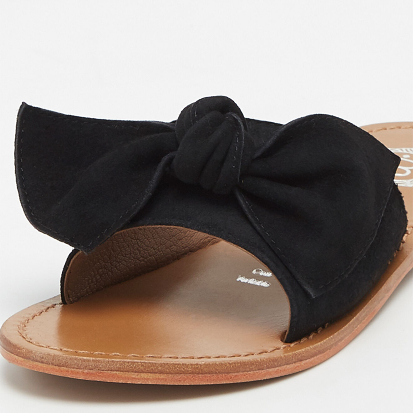 Les Bagatelles Mules en Cuir Westchester noir/marron