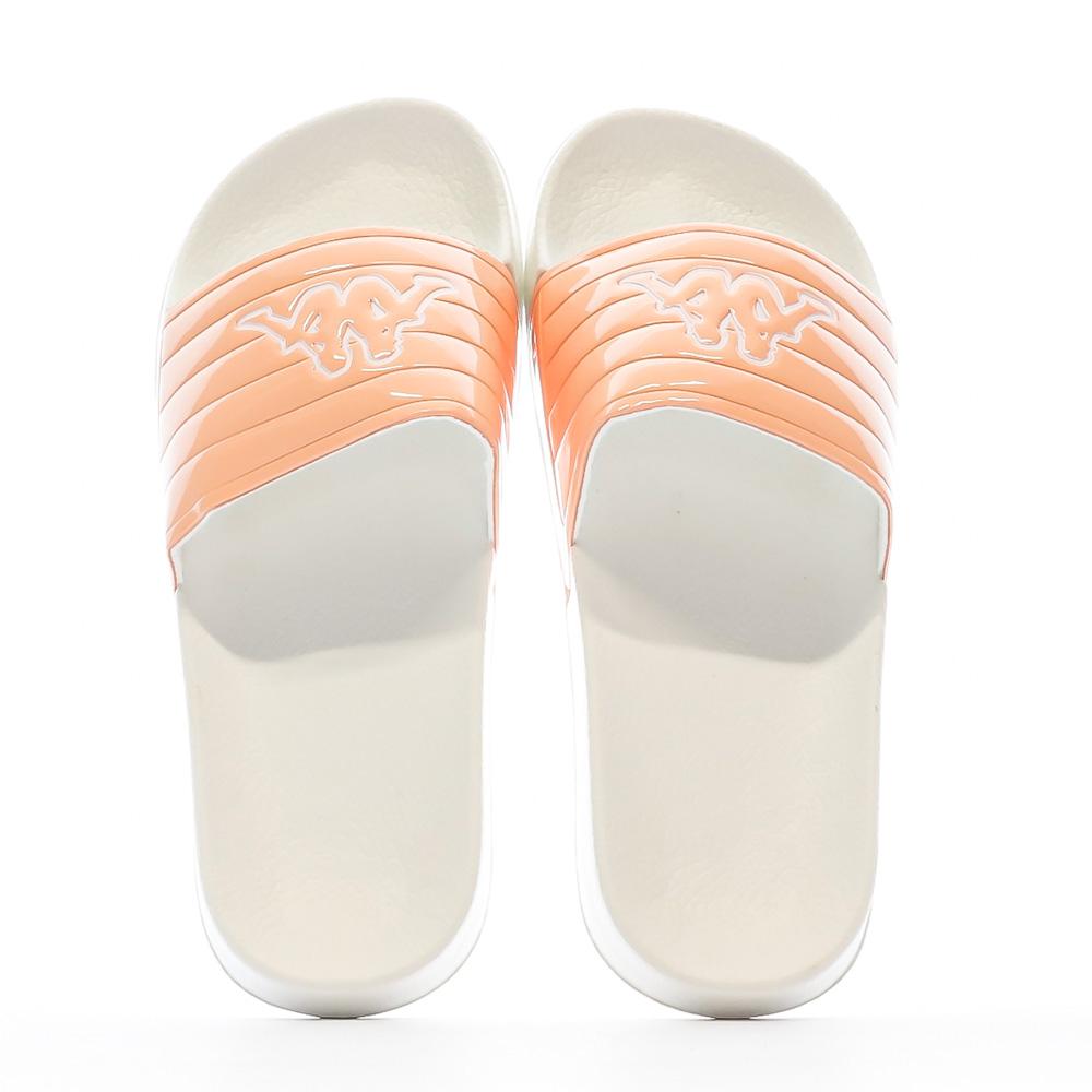 Kappa Claquettes Blanche/Rose Femme Kappa Noles 361I15W