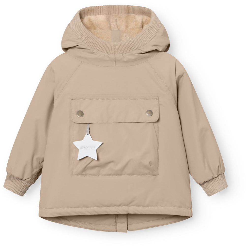 Køb Mini A ture Savannah Tan Matbabywen Fleece Lined Winter Anorak. GRS