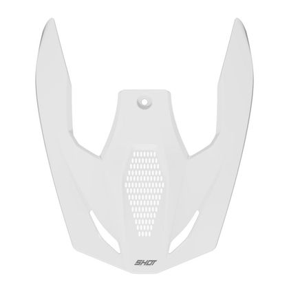 Visière Shot FURIOUS SOLID WHITE GLOSSY - Blanc