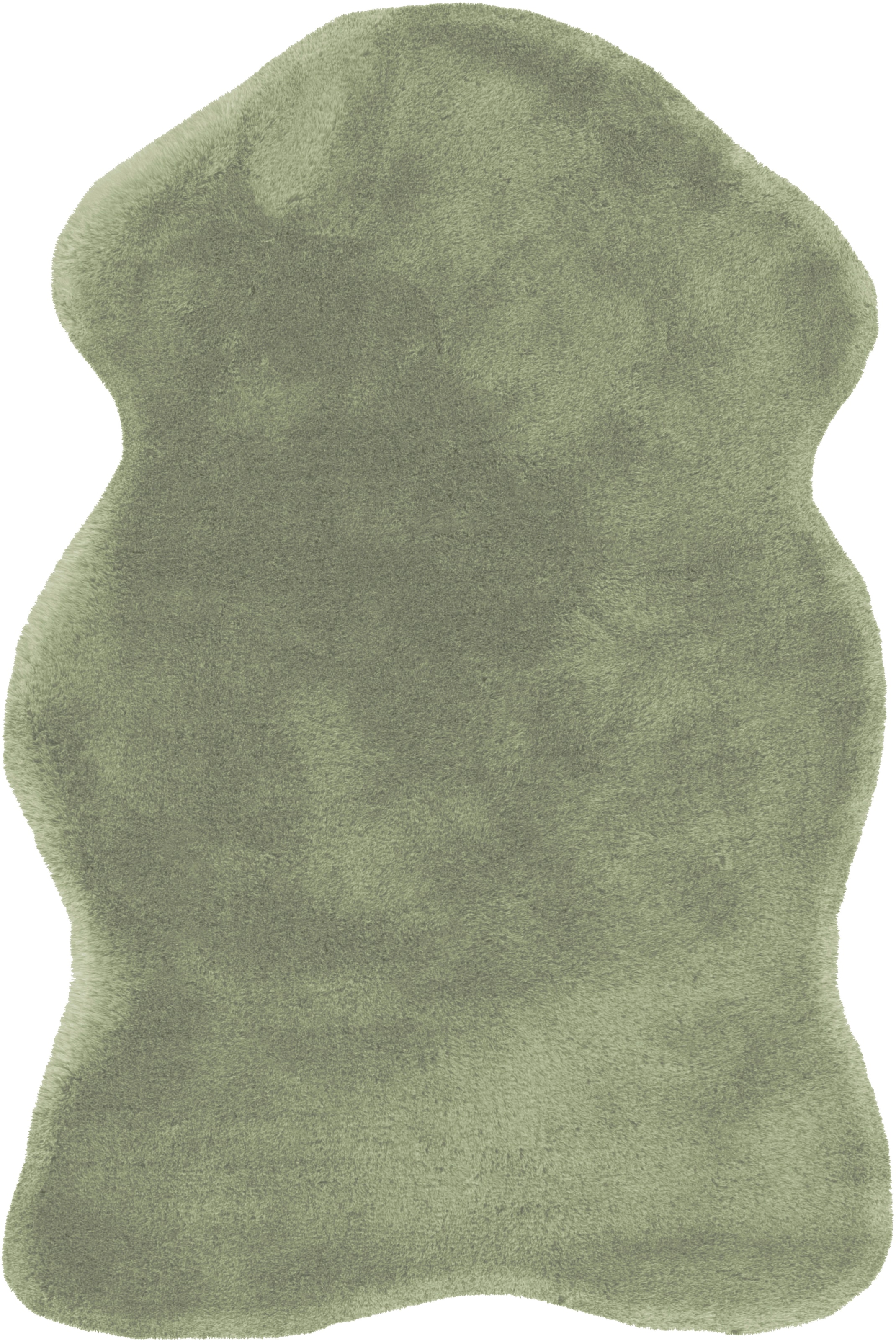 Arte Espina Fellteppich »Rabbit 200« fellförmig 35 mm Höhe Kunstfell, Kannichenfell Haptik, weich, Wohnzimmer alle Räume,Hochflor