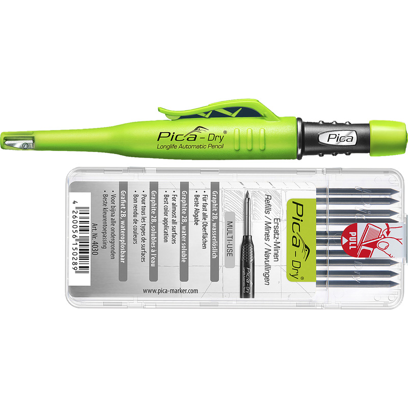 Pica Dry 3030 markeerpotlood set Grafiet 11-delig