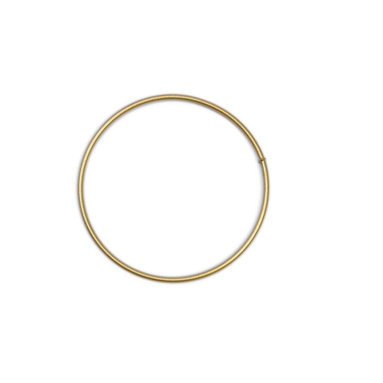 Metallring beschichtet, gold matt