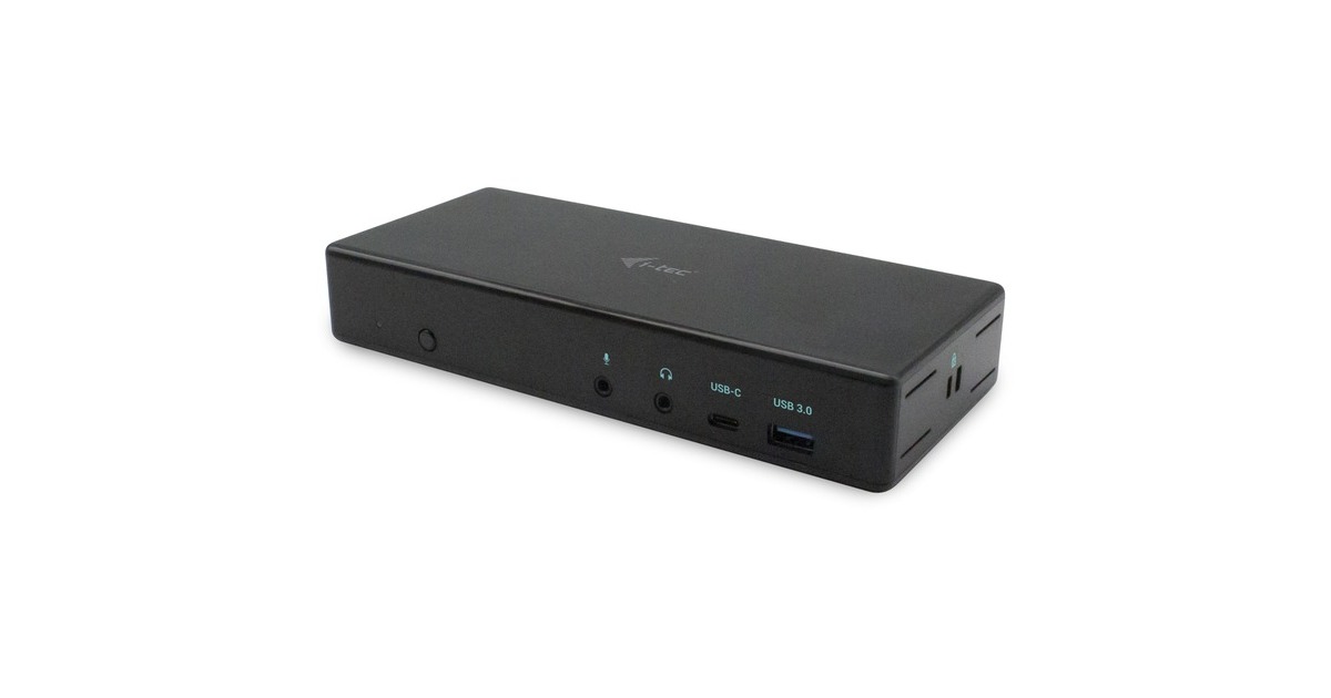 i-tecUSB-C Quattro Display Docking Station + Power Delivery 85 W  (Zwart)