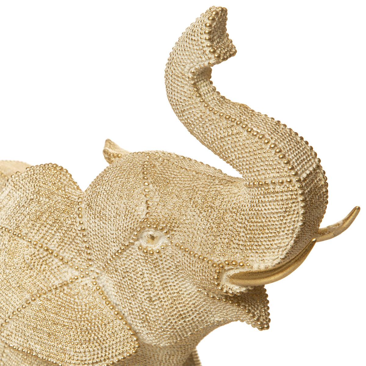 ELEPHANT RESINE DUSAN H.37.5CM
