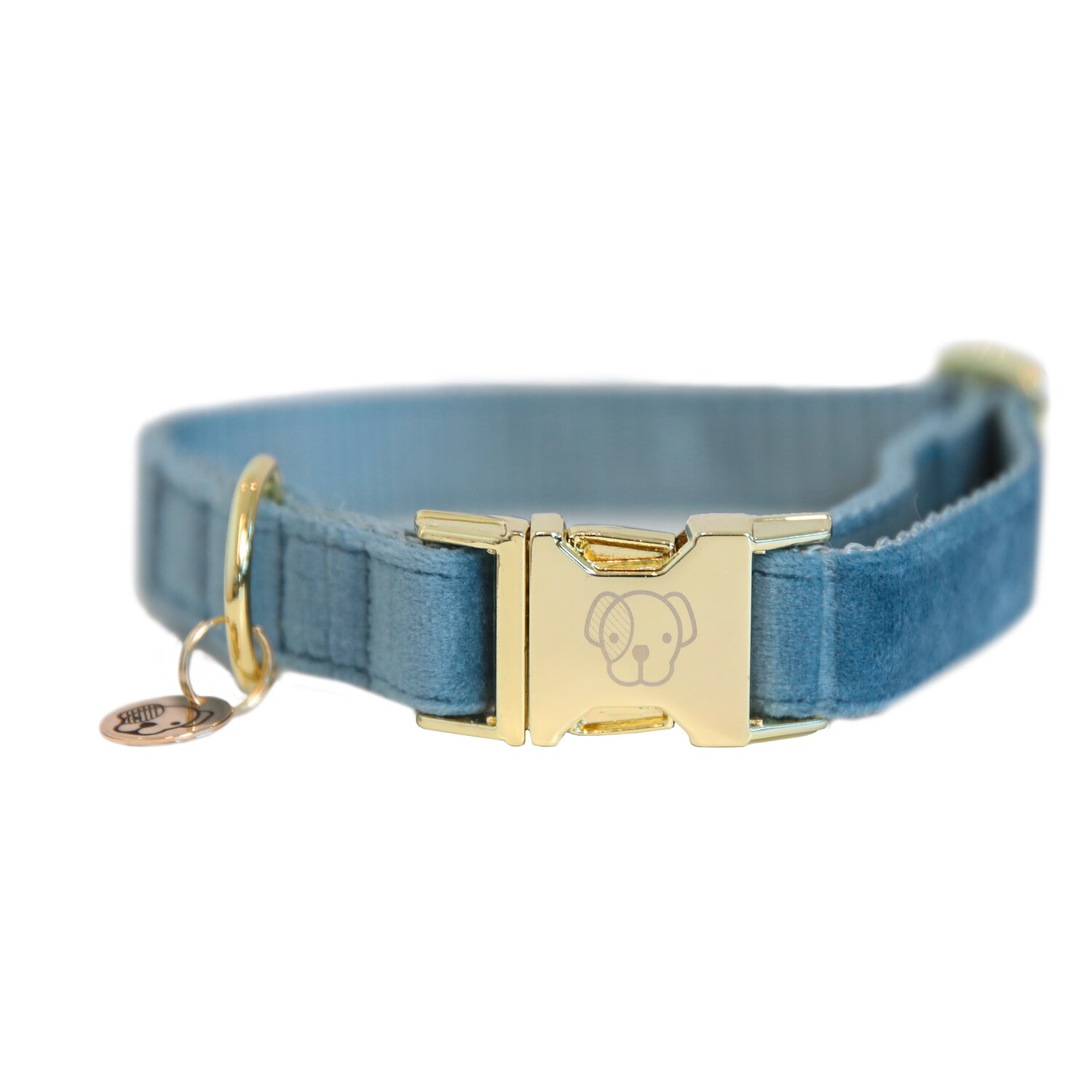 KENTUCKY DOGWEAR Hundehalsband Velvet  - lightblue