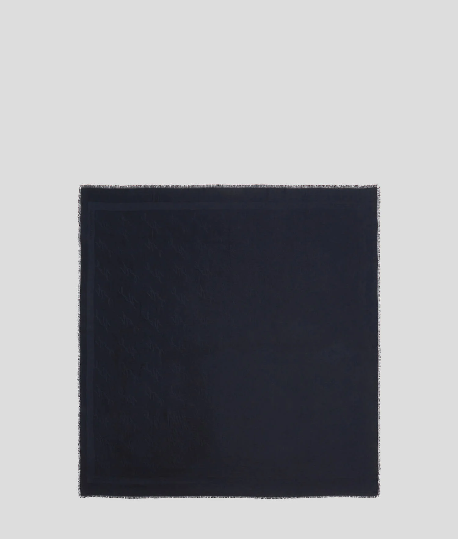 ÉCHARPE EN JACQUARD K/SIGNATURE - Noir