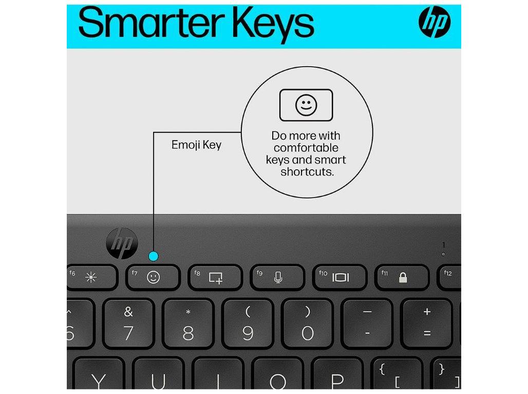 TECLADO S/FIOS HP HP 350 BRANCO MULTI-DEVICE