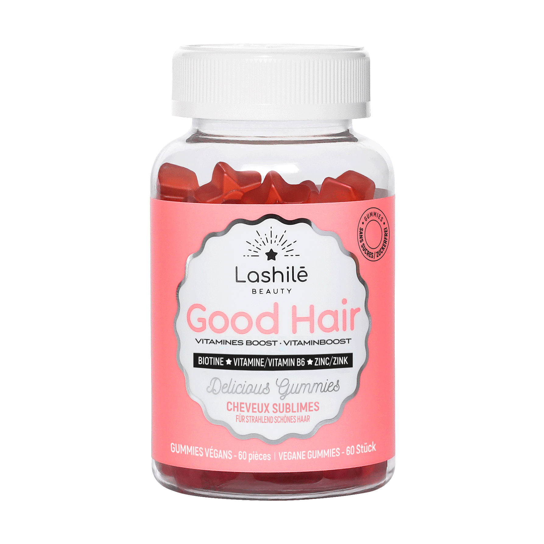 LASHILE Good Hair Gummies Gummipast Fl 60 Stk