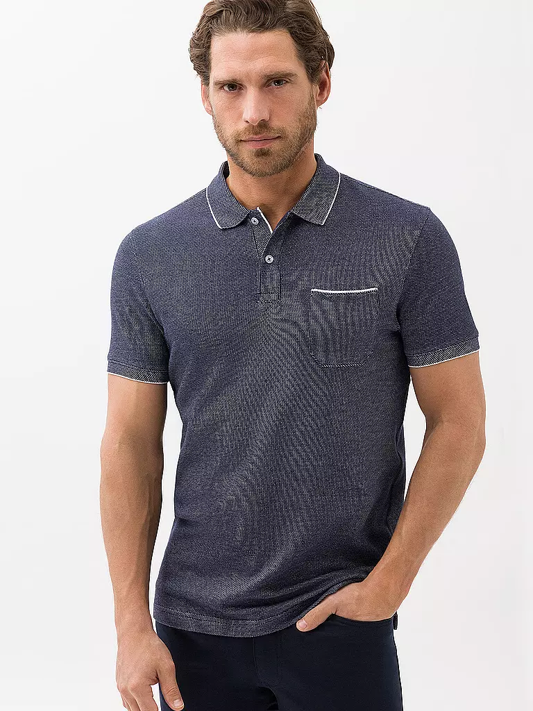 BRAX Poloshirt Regular Fit PADDY blau