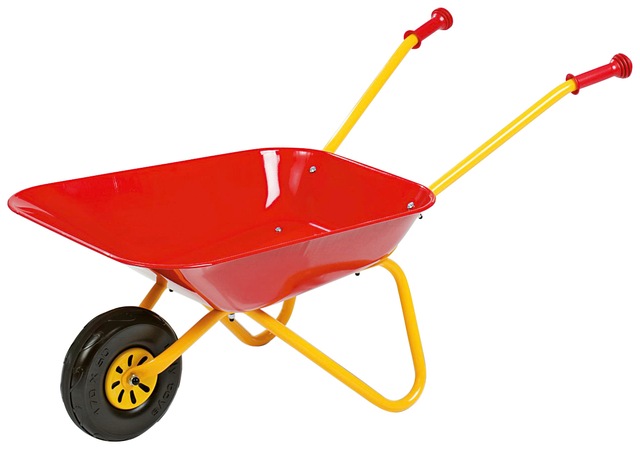 rolly toys® Schubkarre »rollyMetallschubkarre, gelb/rot« für Kinder; Made in Europe