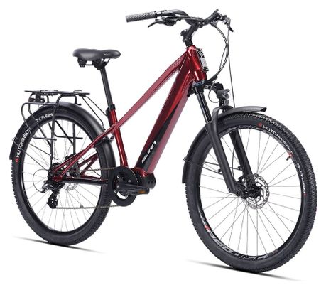 Vélo de Ville Électrique Sunn Urb Over Shimano Altus 8V 460 Wh 650b Rouge