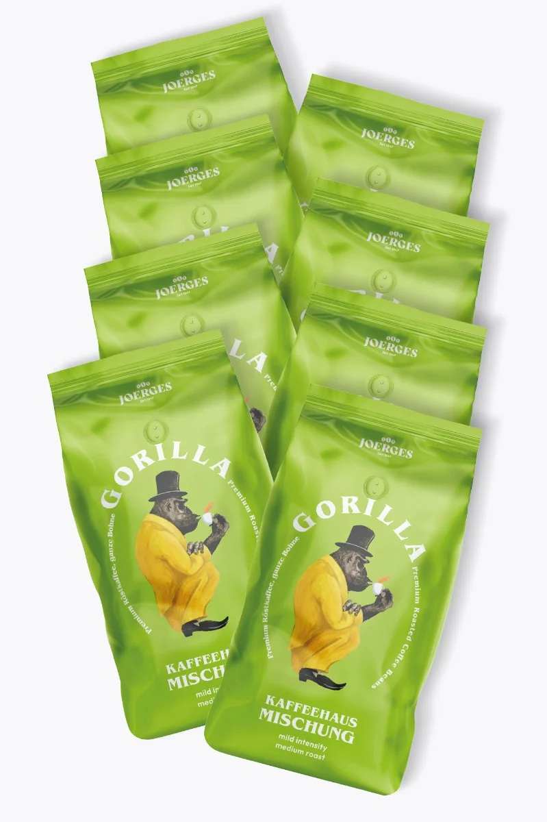Gorilla Kaffeehaus Mischung Vorteilspaket 8kg
