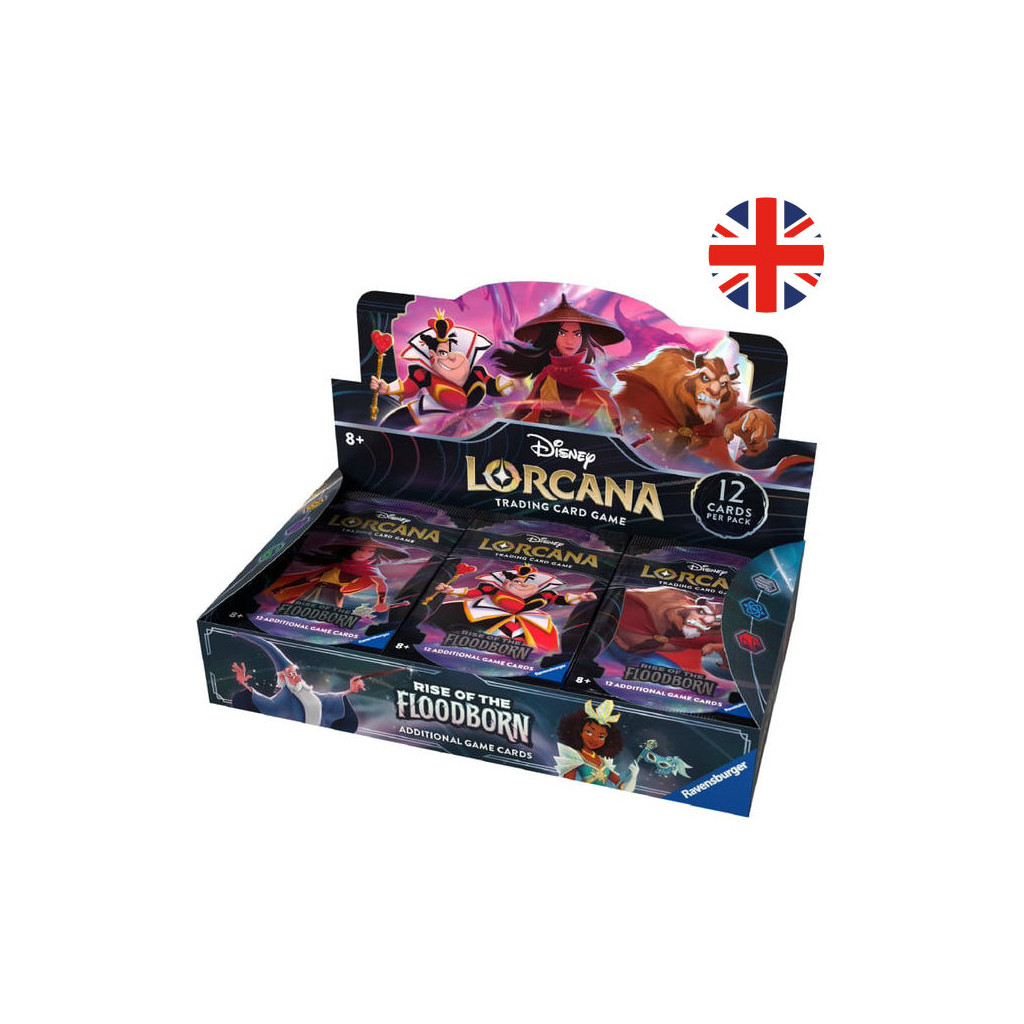 Lorcana S2 - Boîte de 24 Boosters Rise of the Floodborn (EN)
