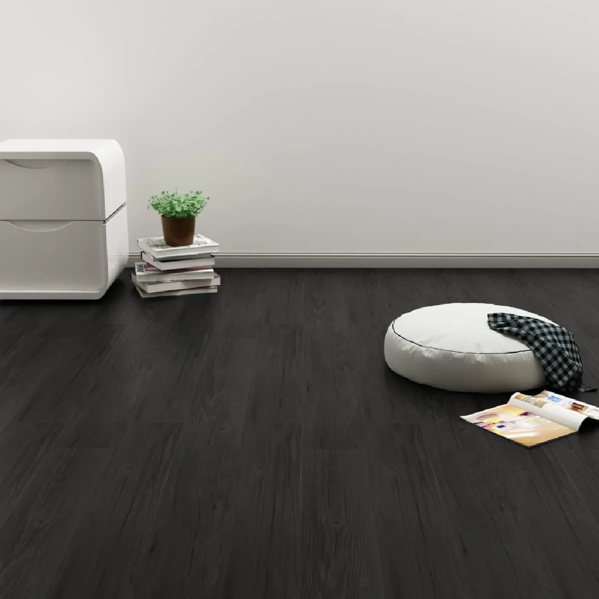 vidaXL - Dalles de plancher PVC - Chêne anthracite