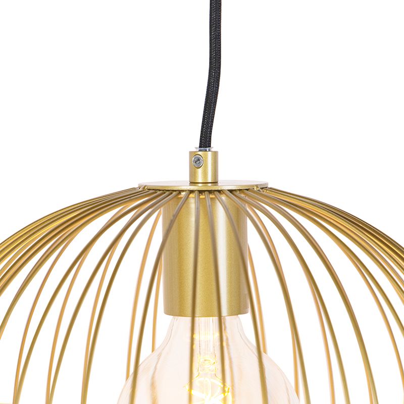 Design hanglamp goud - Wire Dough