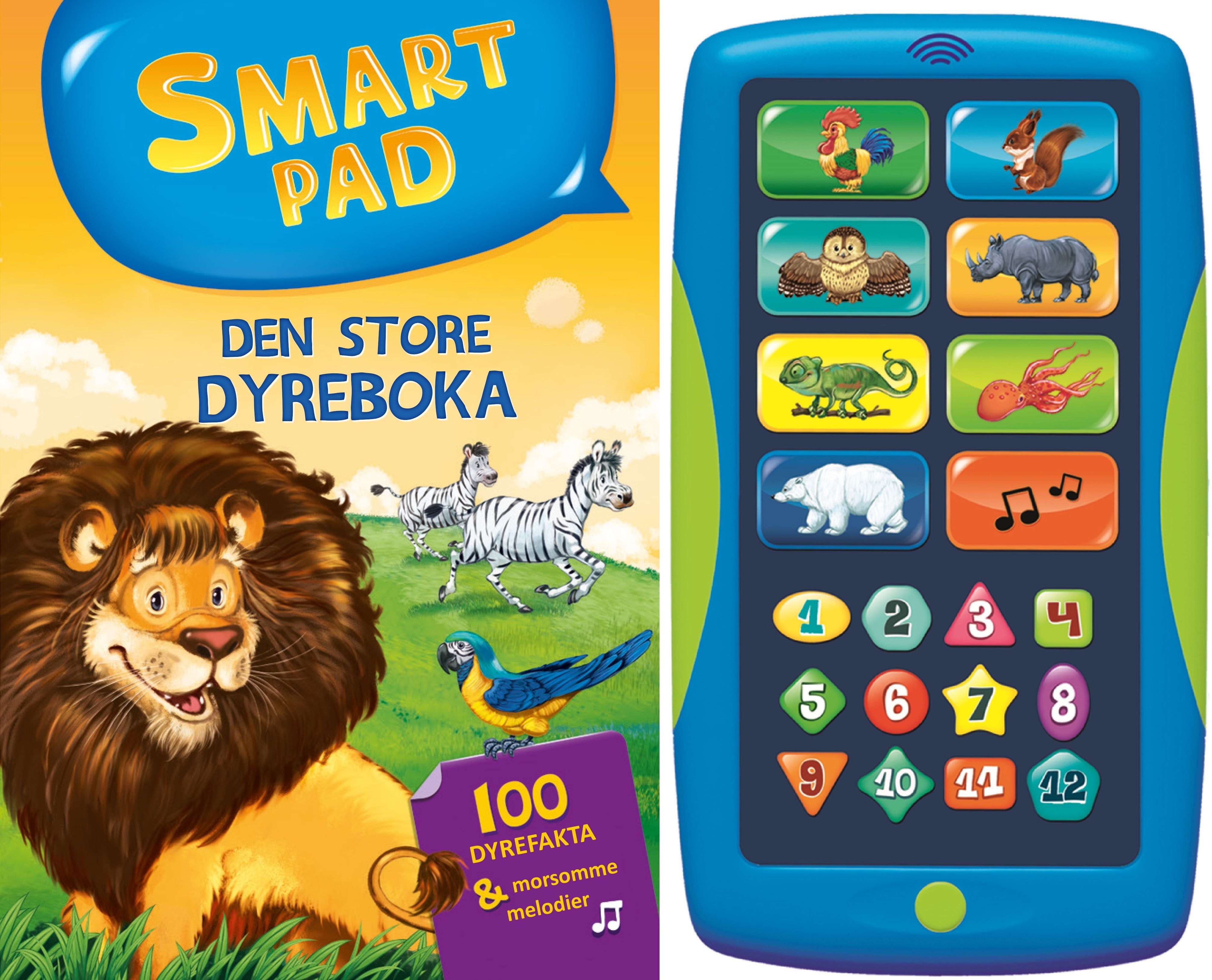 Den store dyreboka med smartpad