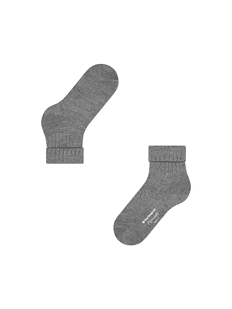 BURLINGTON Damen Socken PLYMOUTH 36-41 dark grey grau