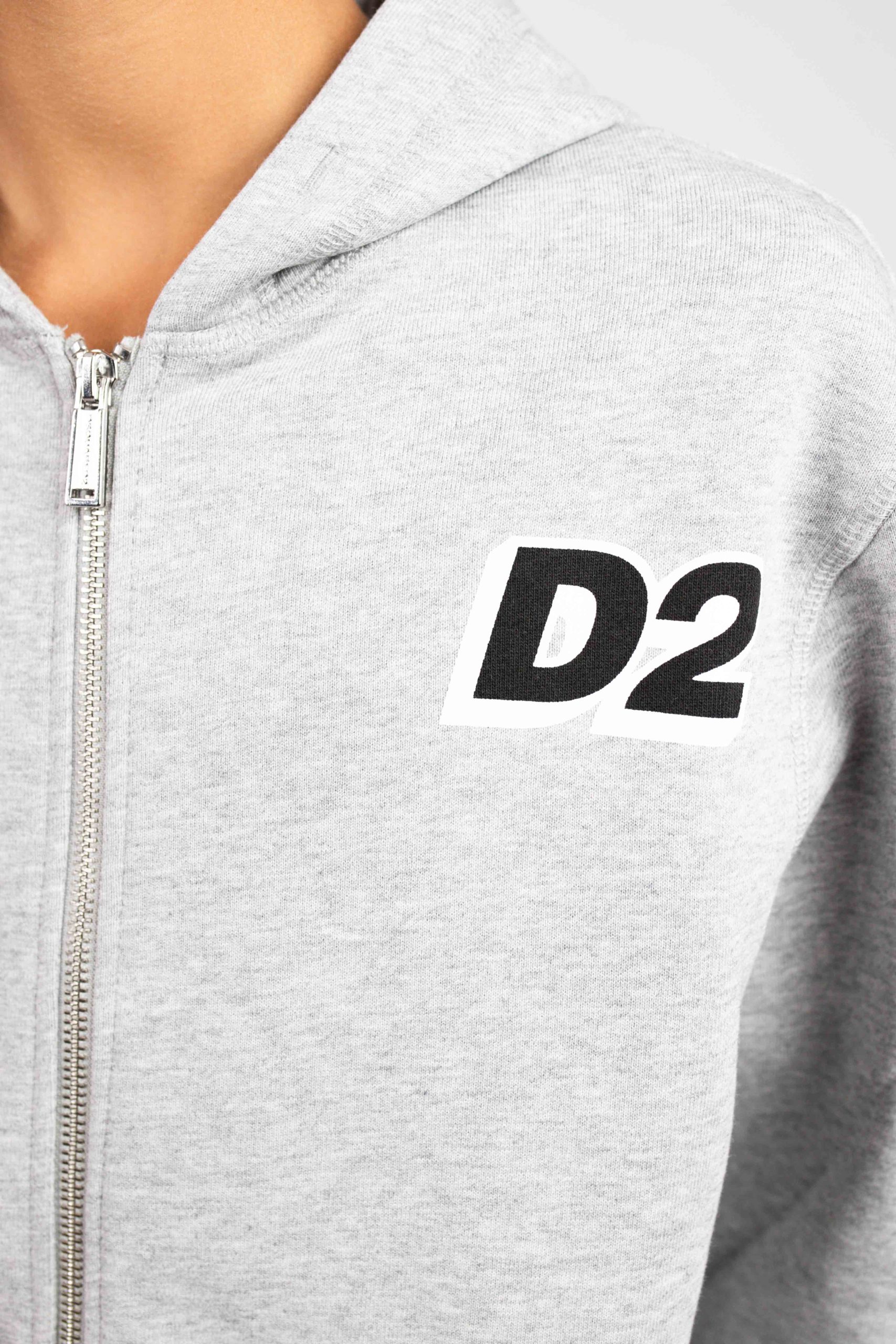 Dsquared2 Relax Felpa Vest Kids Grijs
