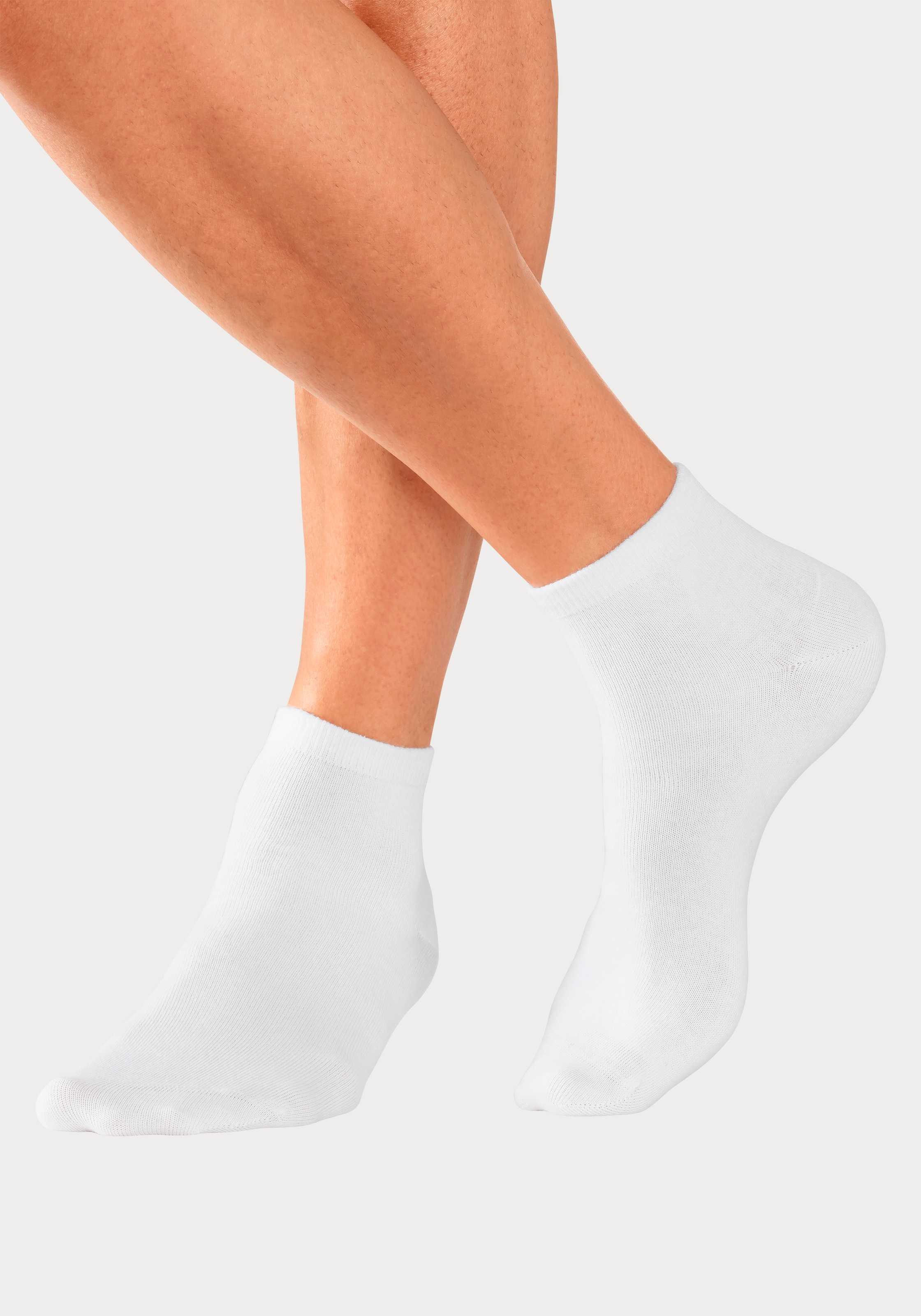 Bench. Kurzsocken Packung, 6 Stk. tlg. mit eingestricktem Markenlogo im Bündchen