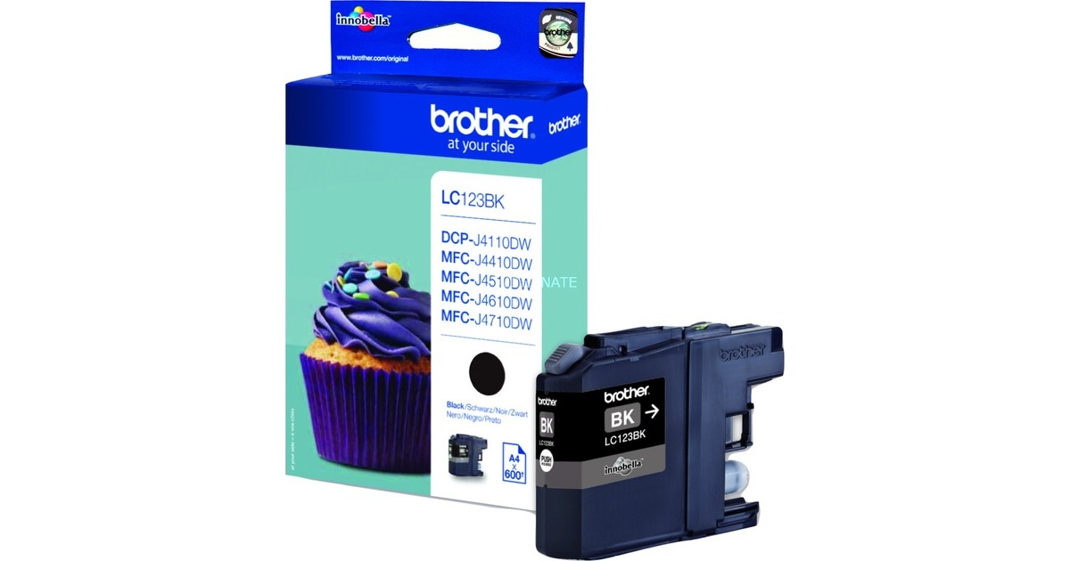 BrotherOriginele Brother LC-123BK inktcartridge  (Zwart, Zwart, Retail)
