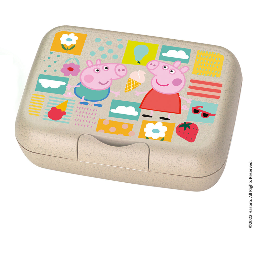 Køb Koziol Organic Sand Lunch Box Med Separat Skål Candy L Peppa Pig