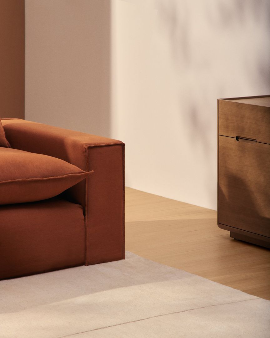 Kave Home Anarela Terracotta Hoekbank