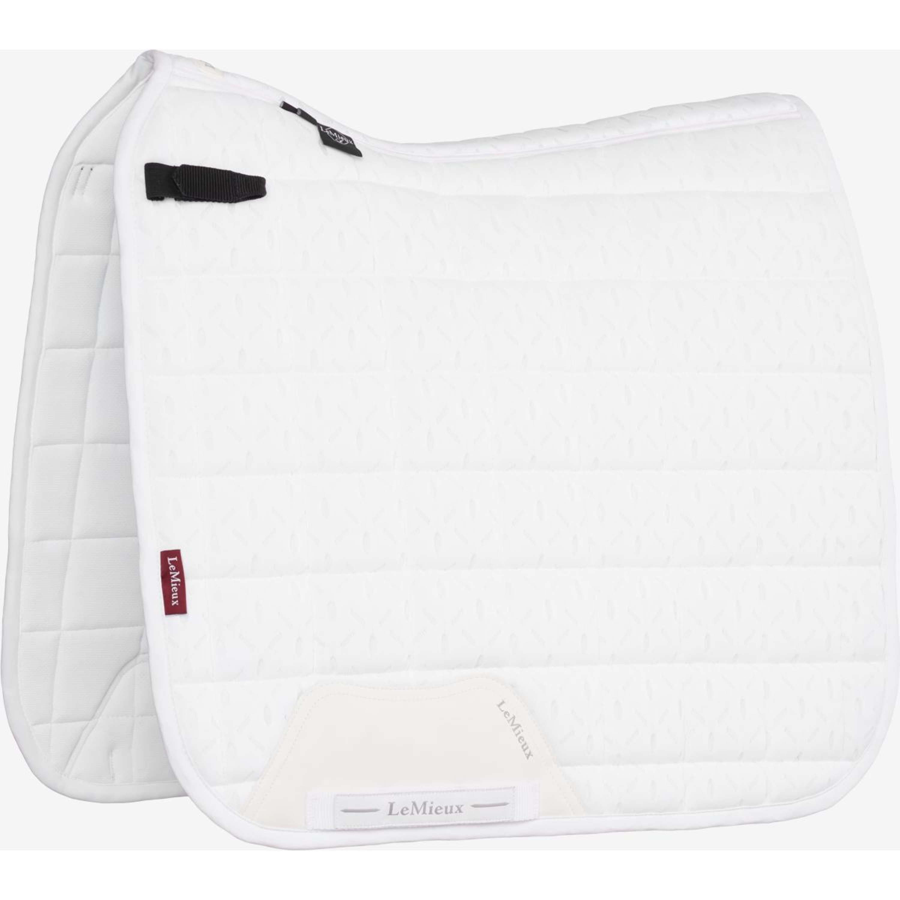 LeMieux Zadeldekje 3D Mesh Self-Cool Square Dressuur Wit
