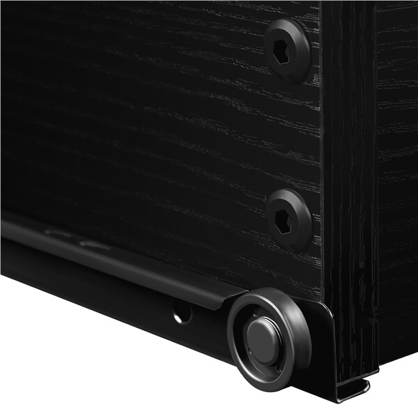 Yaheetech 2 x Nachtschrank Kommode Boxspringbett, Nachttisch Nachtkommode 59cm hoch, Schubladen mit Griff