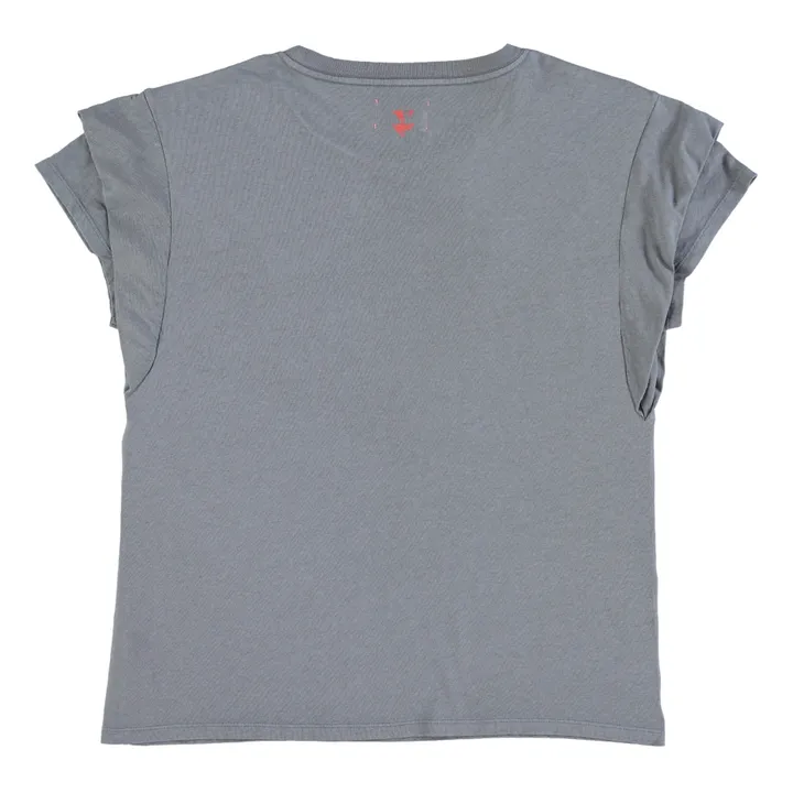 Sisters Department T-Shirt Amelie Coton et Lin | Gris anthracite
