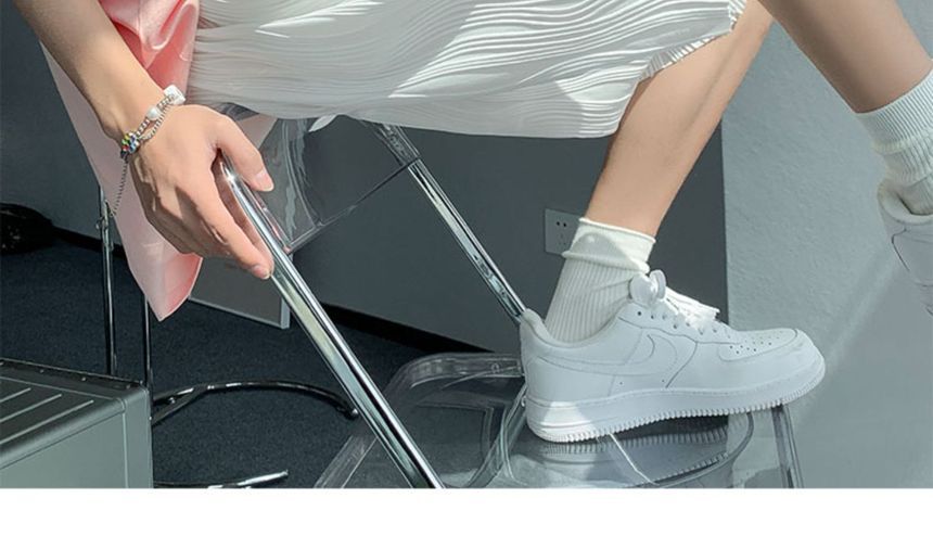 Nightbell - Hoge taille effen gesmokte shorts