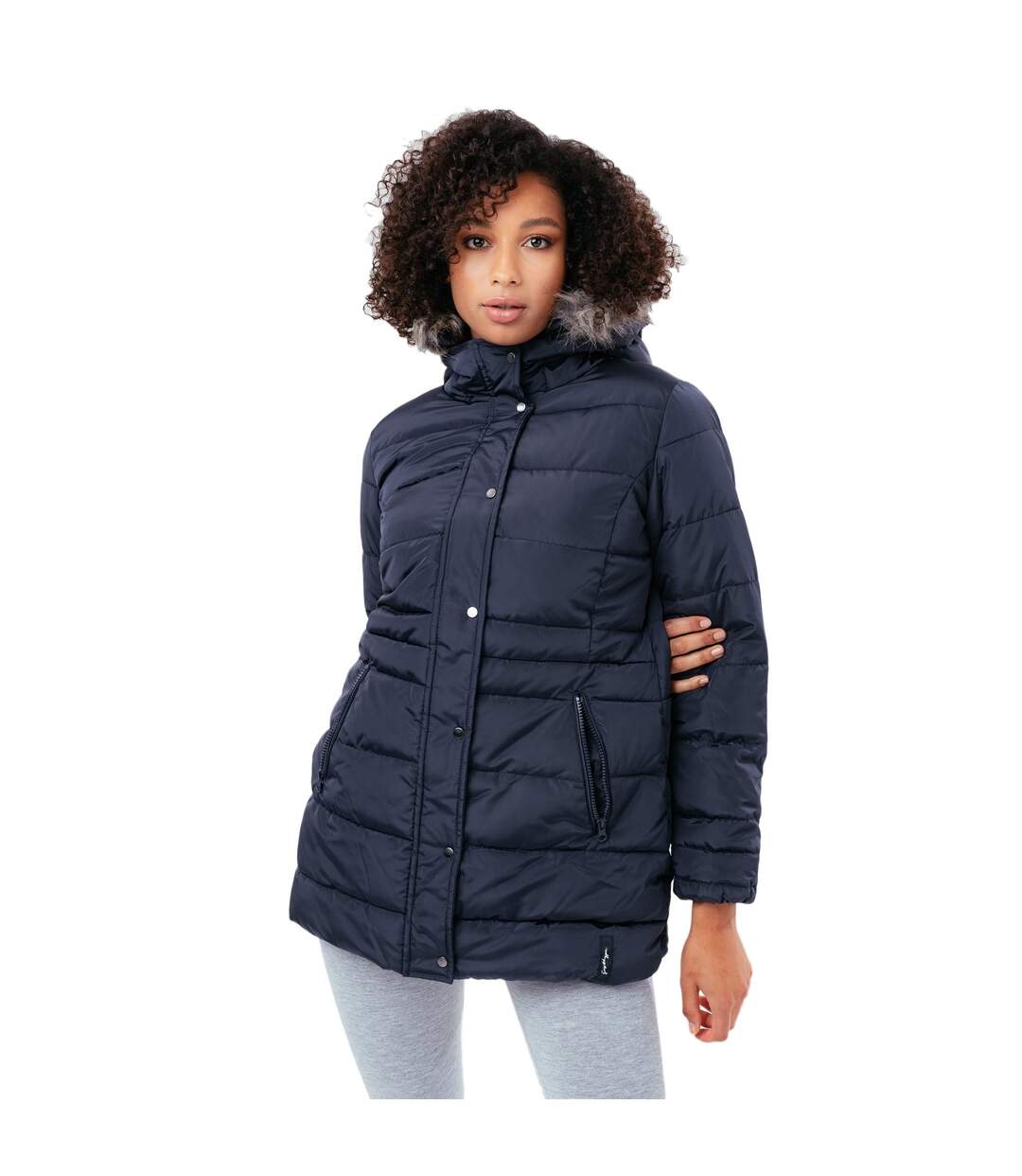 Hype - Manteau - Femme (Bleu marine) - UTHY6955