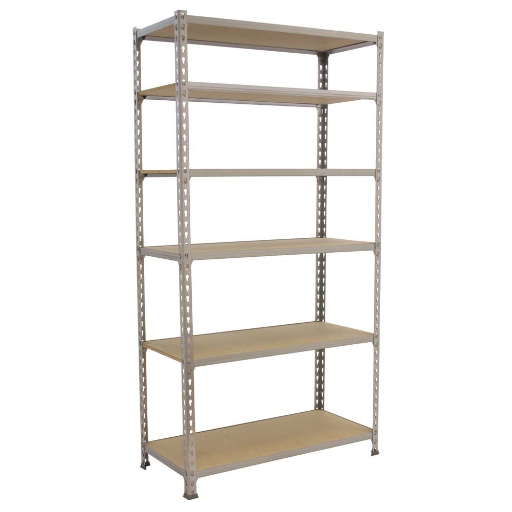 PROREGAL Heavy-Duty Stellingkast Giant Muli HxBxD 250 x 110 x 50 cm 6 Planken Plankdraagvermogen 200 kg Gegalvaniseerd