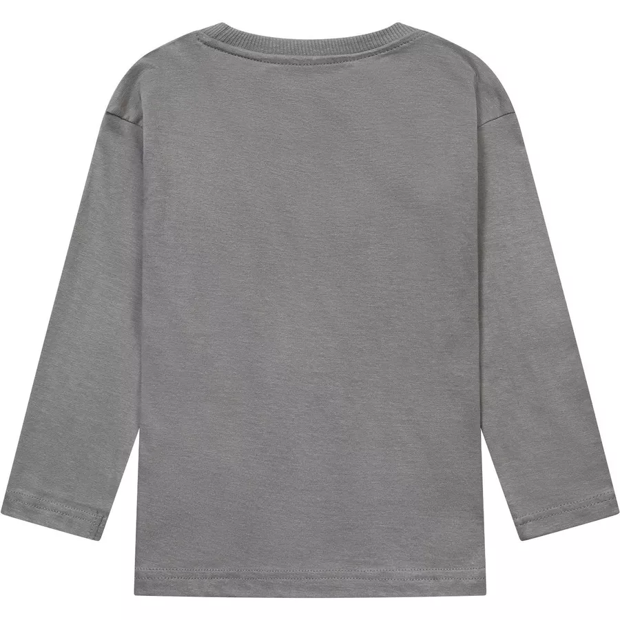 MINOTI 3er-Pack Longsleeves GrauSchwarzLila