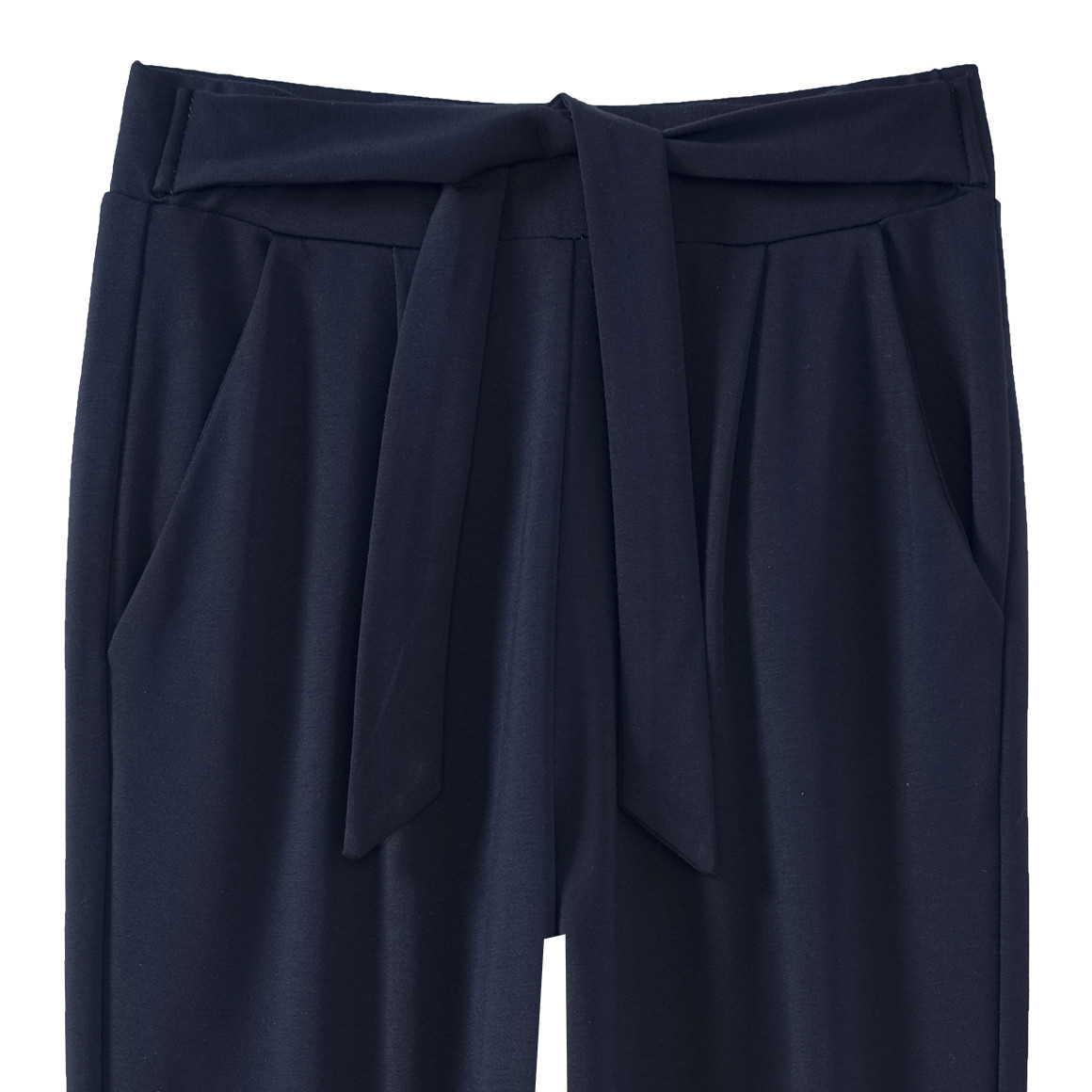 Topolino Mädchen Hose mit fixiertem Bindeband dunkelblau