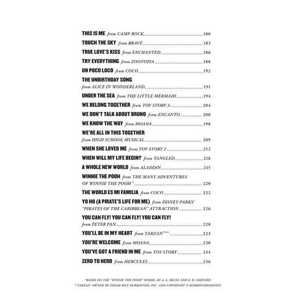 Hal Leonard Little Black Songbook Disney