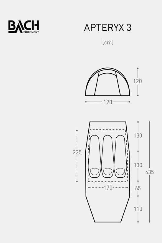 Bach Bach Apteryx 3 Tent 3P