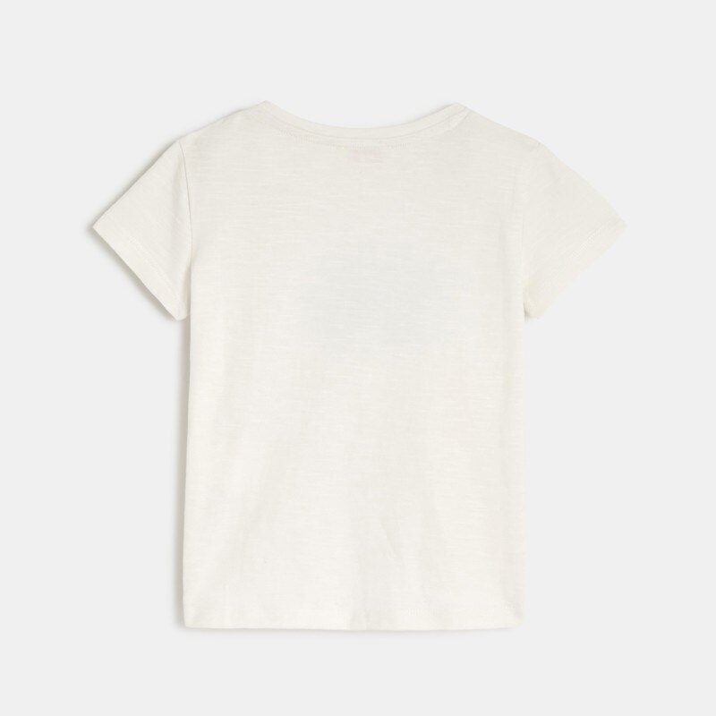 T-shirt bébé fille blanc imprimé exotique Catimini Blanc