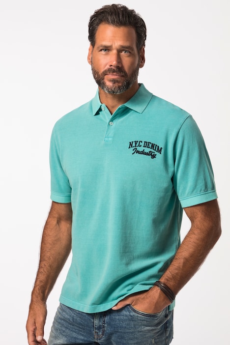 Poloshirt, Halbarm, Piqué, Vintage Look, bis 8 XL