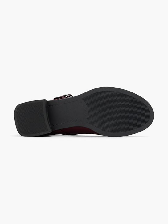 Graceland Mary Jane Spangenpumps Burgunder