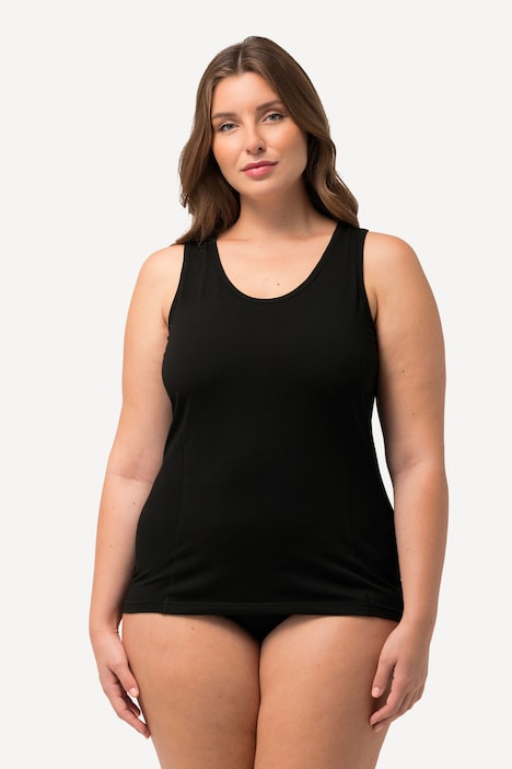Bodyforming-Unterhemd, breite Träger, Rundhals