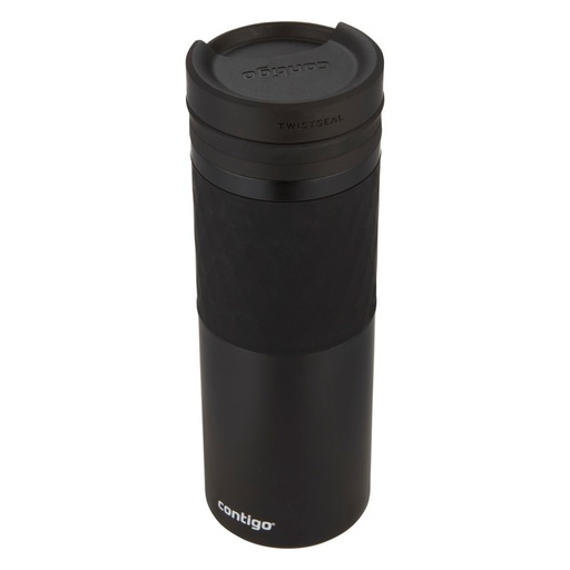 Contigo Garrafa térmica preta mate Glaze 470 ml