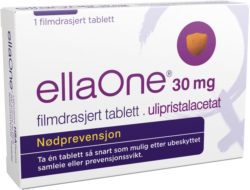 EllaOne nødprevensjon tabletter 30 mg