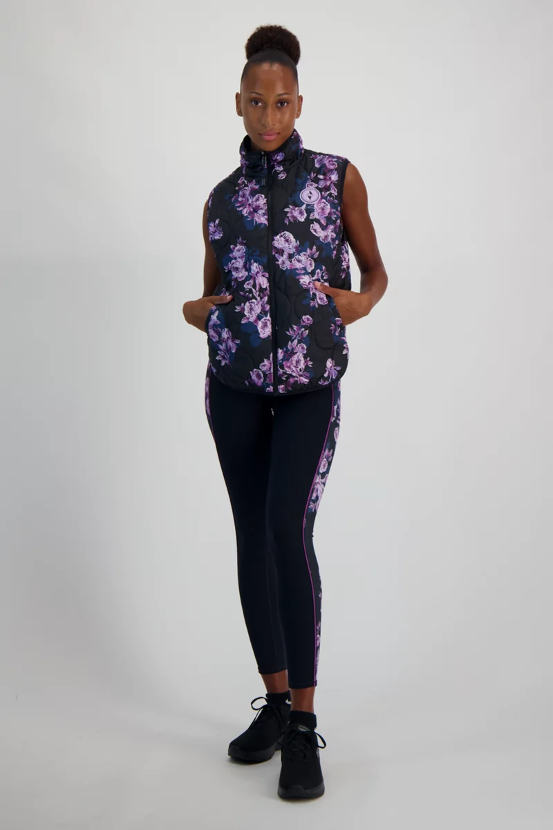 Skechers GO SHIELD Winter Bloom Reversible Damen Gilet